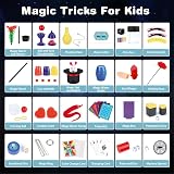 DINORUN Magic Tricks Kit 75+ Tricks Kids Magic Set Hat Wand 24 Props view 3