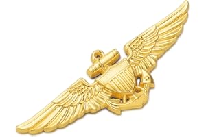 PATRIOT CAMPERS Naval Aviator Metal Decal Auto Emblem