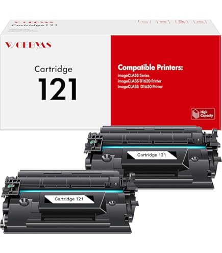 Toner CRG-121 Per D1650 D1620 2 Cartucce Toner Compatibili Ad Alta Resa Per Canon ImageClass D1620 E D1650 - Nero, 5000 Pagine, Garanzia 3 Anni Canon Demi Ee17 - Foto 5