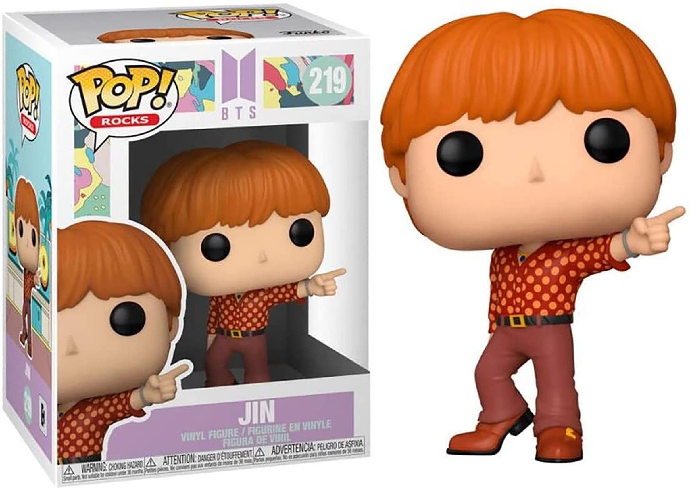 Funko POP! Rocks: BTS - Dynamite - Jin - Collectable Vinyl Figure - Gift Idea - Official Merchandise - Toys for Kids & Adults - Music Fans - Model Figure for Collectors and Display