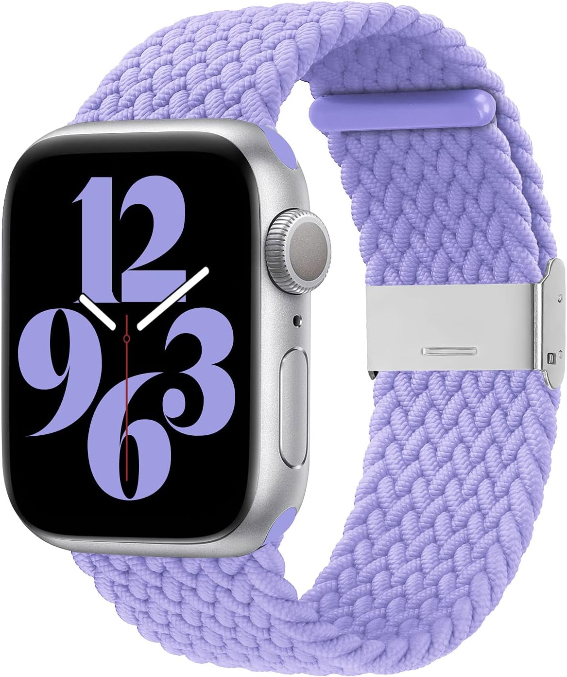 Bandiction Compatible with Apple Watch Bands 38mm 40mm, iWatch Bands for Women Men, Adjustable Braided Solo Loop with Buckle Woven Elastic Sport Bands for iWatch SE Series 6/5/4/3/2/1