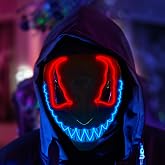OurHonor Light up halloween Masks with 3 Lighting Modes