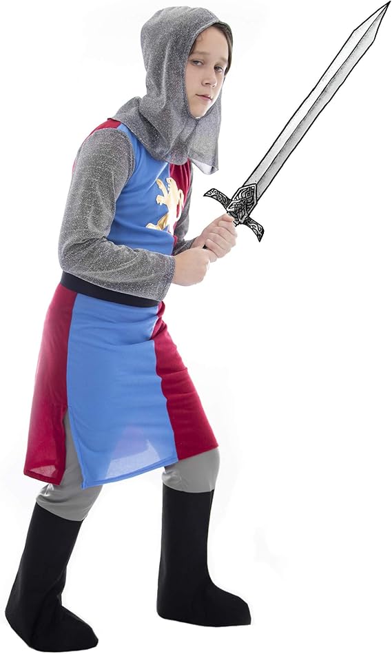 Amazon Noble Knight 子供用ハロウィンコスチューム 中世の鎧 子供用 ボードゲーム 服 ファッション小物