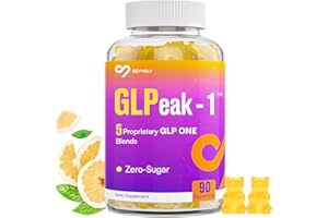 BEYYOLY GLP-1 Supplement | GLP1 Probiotic Gummy for Women & Men, 17-in-1 GLP1 Supplements with Akkermansia Probiotic, Berberine, GLP 1 Gummy for GLP-1 Naturally, Zero-Sugar, Yuzu Flavor - 1 Pack, 90 Gummies