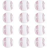 Super Z Outlet Mini Foam Sports Balls for Kids Adults Mini Baseball Football Basketball Soccer Stress Bulk Toy Game Party Decoration Relaxable (Baseball) - Pack of 12
