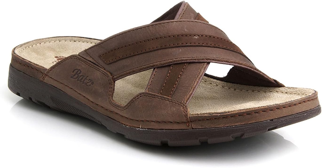 Batz Alex Leather Slip-on Mens Sandals Clogs
