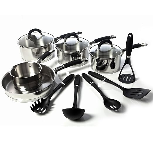 Antony Worrall Thompson Fusion 5 Piece Stainless Steel Induction