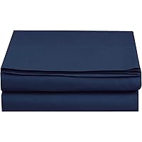 Elegant Comfort Premium Hotel Quality 1-Piece Flat Sheet, Luxury & Softest 1500 Thread Count Egyptian Quality Bedding Flat Sh