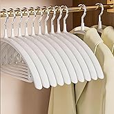 SLMT Sweater Hangers No Shoulder Bump Metal Coat Hangers Non Slip Clothes Hangers for Closet (20 Pack)
