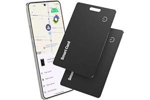 Reyke Wallet Tracker Card for Android – Rechargeable Thin Bluetooth Tracker Compatible with Google Find Hub, Item Finder for 