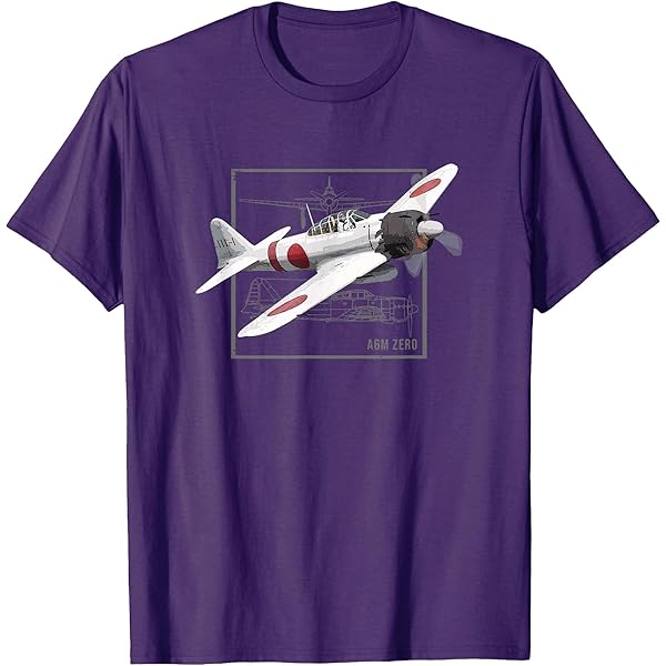 Amazon.com: A6M Zero Fighter Japan WW2 Fighter Plane T-Shirt