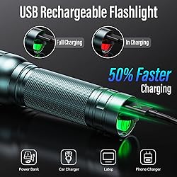 Rechargeable Flashlights High Lumens, G1000 Super