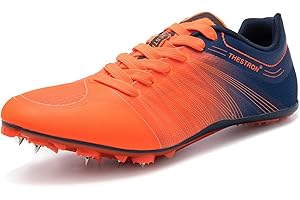 Zakey Mens Womens Track and Field Shoes Spikes Track Race Jumping Sneakers Professional Running Nail Spikes Shoes for Kid