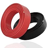 18 Gauge Wire (2-Pack Red/Black Each 25 FT), 18 AWG