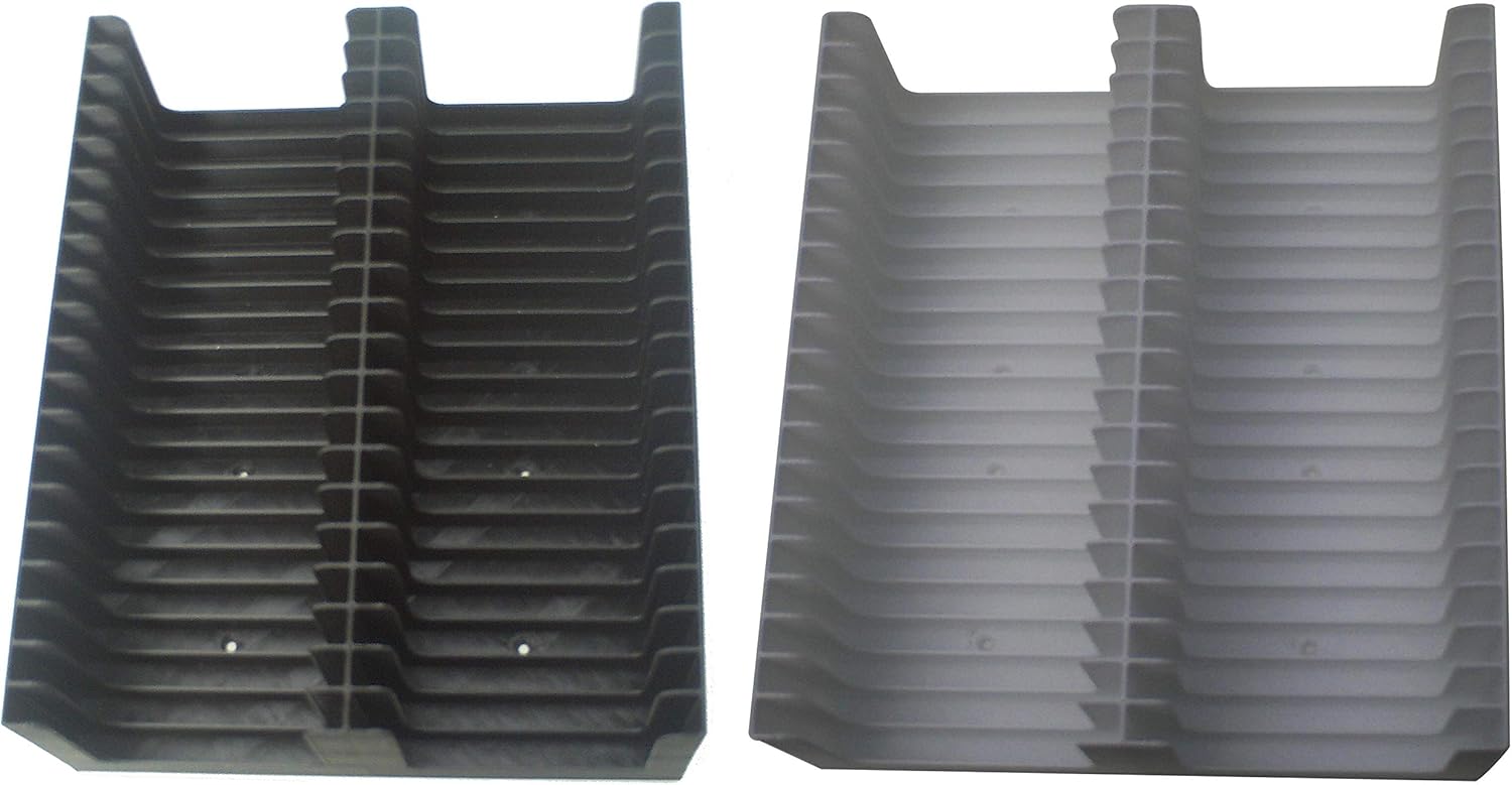 Adam3D MiniDisc Storage Tray (holds 40 in cases, 2x20 layout) (Black