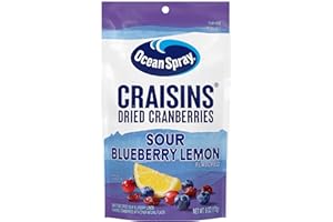 Ocean Spray® Craisins® Sweetened Dried Cranberries, Sour Blueberry Lemon, 6oz Pouch