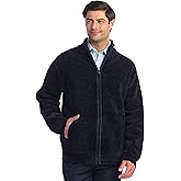 Gioberti Men's Knitted Chenille Cardigan Sweater with Flannel Lining
