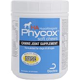 Phycox HA Hypoallergenic Dog Joint Supplement Soft Chews, 120 Ct | Formulated for Dogs of All Ages; Glucosamine HCI; MSM; Phycocyanin; Antioxidants; Omega-3 Fatty Acids; Packaging May Vary