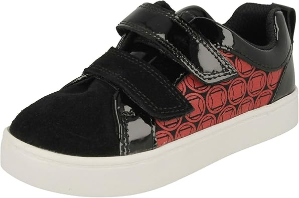 clarks boys white trainers