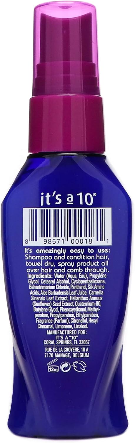 It's a 10 Haircare, Miracle Leave-In Product Spray, Natural Ingredients, Smoothes & Eliminates Frizz, Restores Shine - Image 3