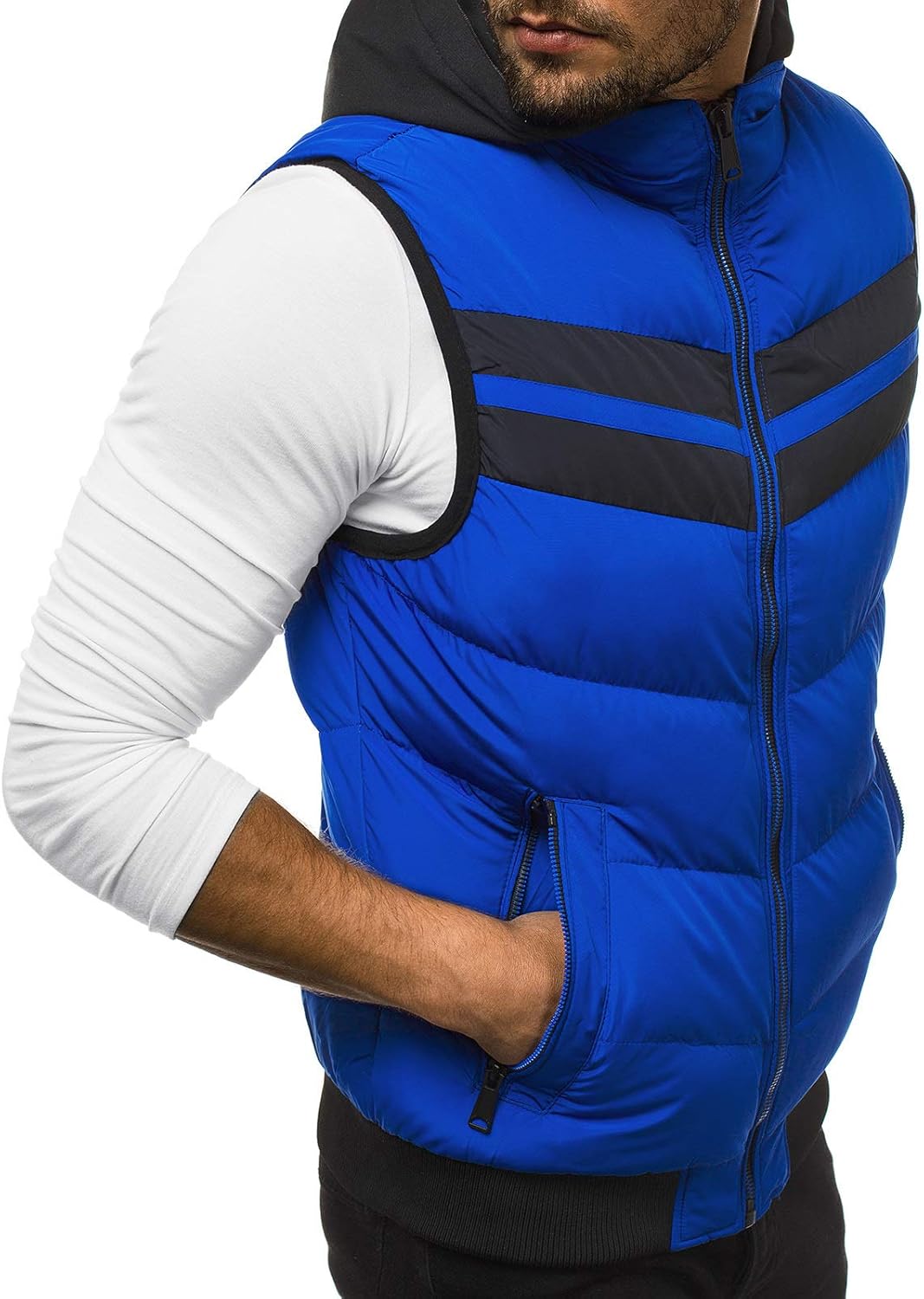 Ozonee Herren Weste Steppweste Kapuze Vest Armellos Jacke Ubergangs Daunenweste Herrenweste Steppweste Sportweste Ubergangsjacke Bodywarmer Outdoor 777 2ka Outdoor Bekleidung Sport Outdoor Aktivitaten Entecservicesinc Com
