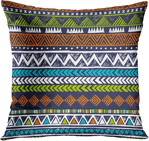 Amazon Com Throw Pillow Cover Pink American Multicolor Tribal