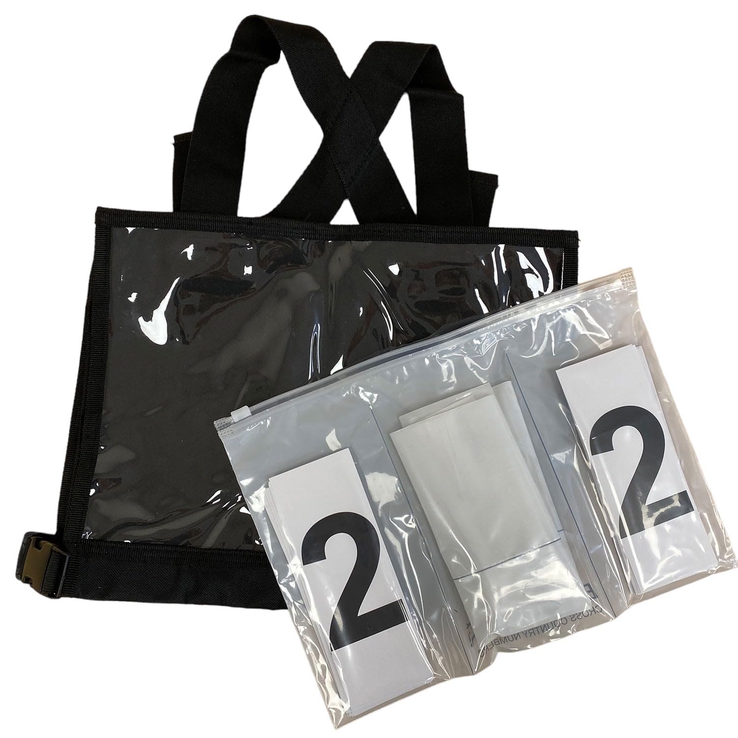 Equetech Cross Country Eventing Numbers fit inside Bib - Pair - BIB NOT INCLUDED