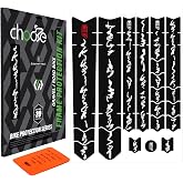 CNC Road/Gravel Bike Frame Protection kit,20Pcs Total Bike Frame Protector Sticker-Frame Guard Tape Wrap Film for Top/down Tube,Seatstays,Chainstay,Cable Wear,Protects Bike from Scratches and Dings.