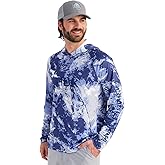 HUK Mens Pursuit Pattern Crew Sleeve Shirt, Performance Shirt