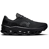 On Women's Cloudmonster 1 Sneakers, Black/Black, 8 Medium US