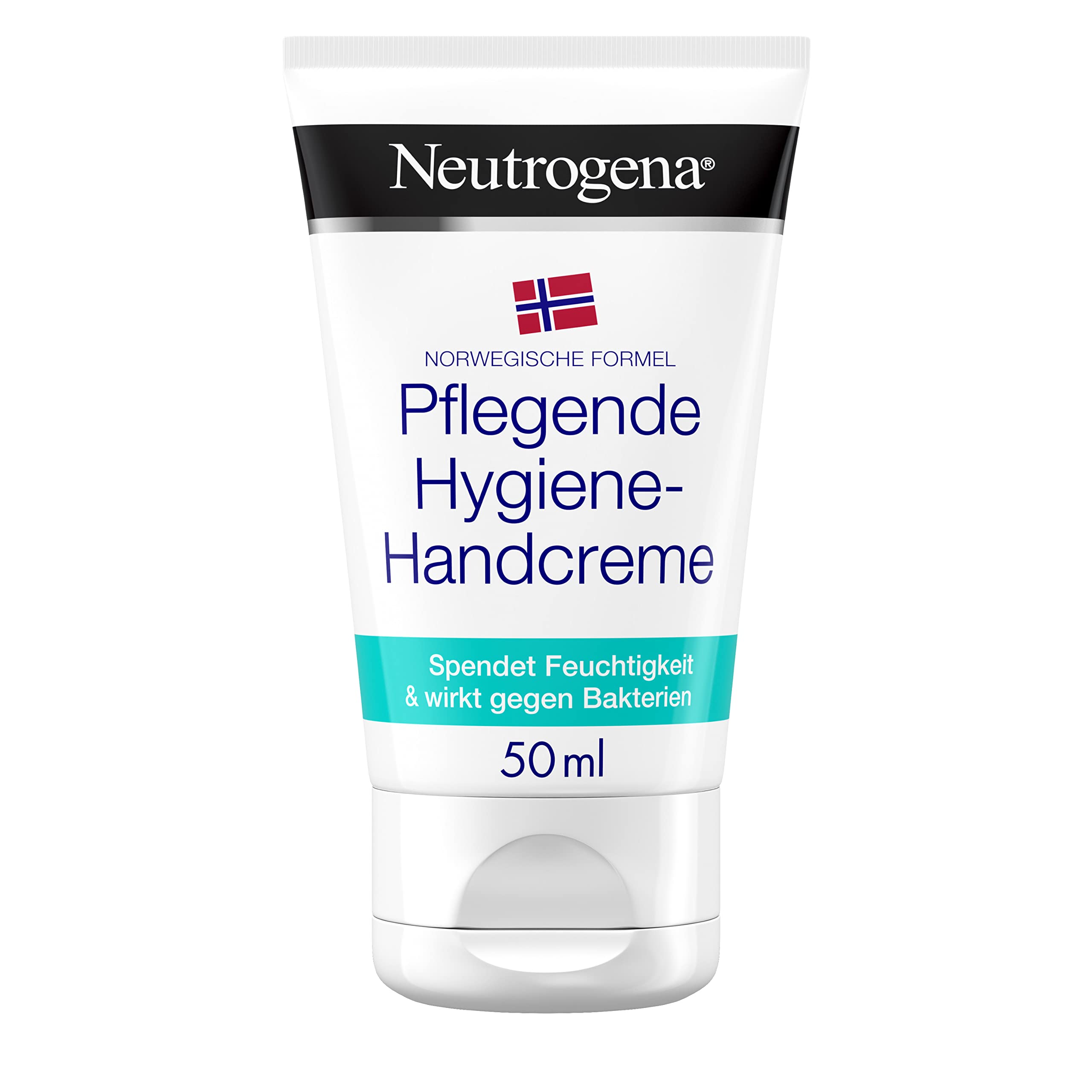 Neutrogena Norwegian Formula Nourishing Hygiene Hand Cream (50 ml), Antibacterial Moisturising Cream with Glycerin, Moisturises and Against Bacteria