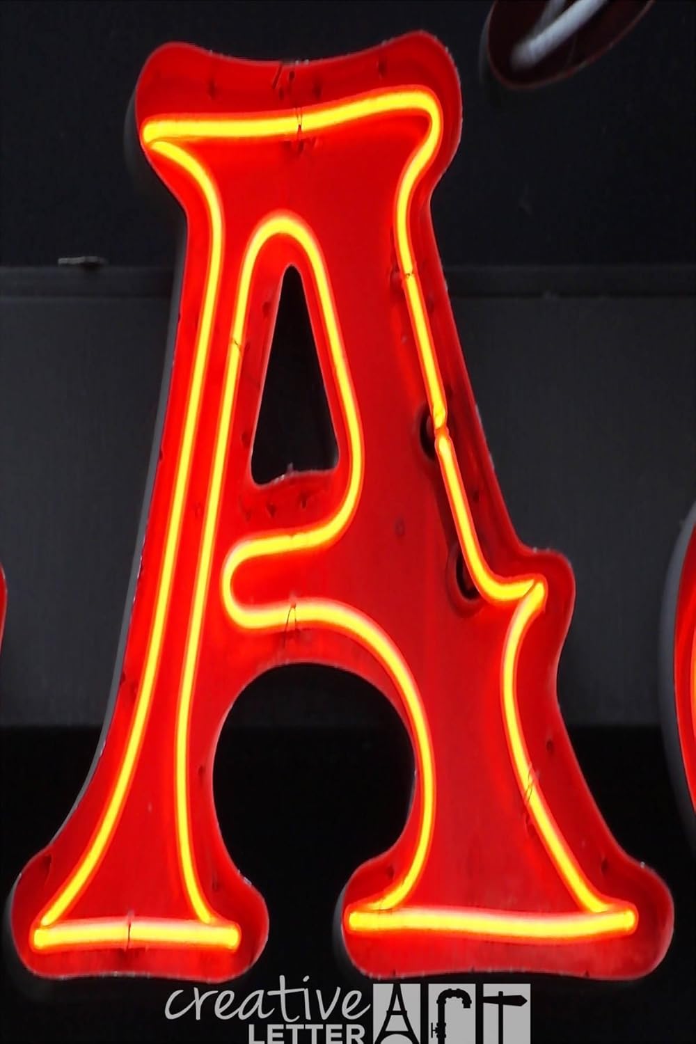 Amazon Com Creative Letter Art Original Neon Letter A 998 Collection 4 By 6 Inch Color Alphabet Photography Posters Prints