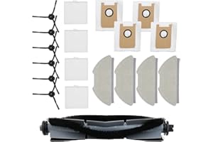Replacement Parts for AIRROBO T20+ Robot Vacuum Cleaner Comprehensive Set of 18 Accessories Including Wipes and Brushes