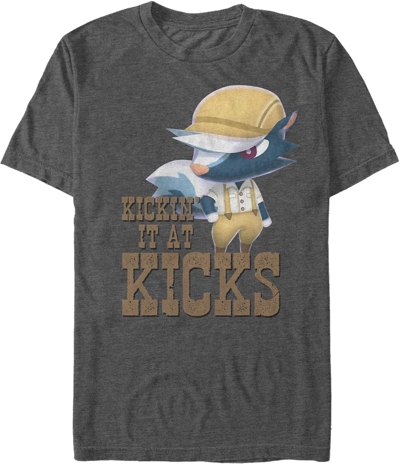 Nintendo Men's Animal Crossing Kicks TShirt Clothing