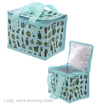 Puckator Cactus Tasche Figo, Stoff, blau