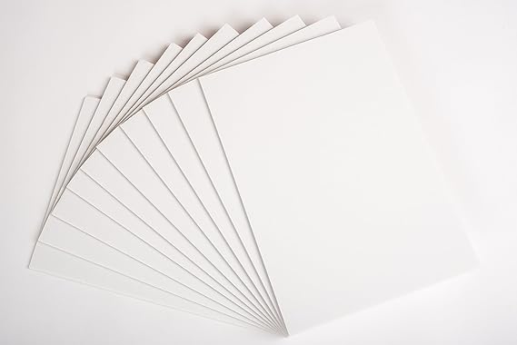 Product Nation Weiße Schaumstoffplatten mit 5 mm Dicke, 20 Blatt