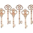 Makhry Mixed 20 Extra Large Antique Skeleton Keys Rustic Key for Wedding Decoration Favor
