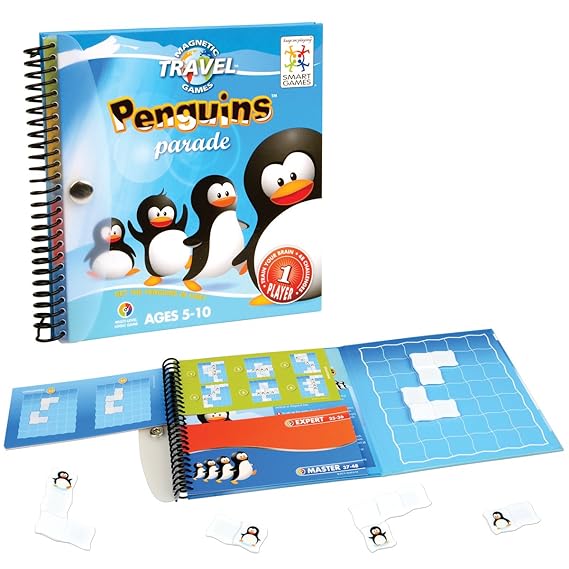 Smart Games SGT 260-8 260-8-Spiel Magnetic Penguins Parade