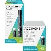 Accu-Chek FastClix Diabetes Lancing Device and 108 FastClix Lancets for Diabetic Blood Glucose Testing (Packaging May Vary)