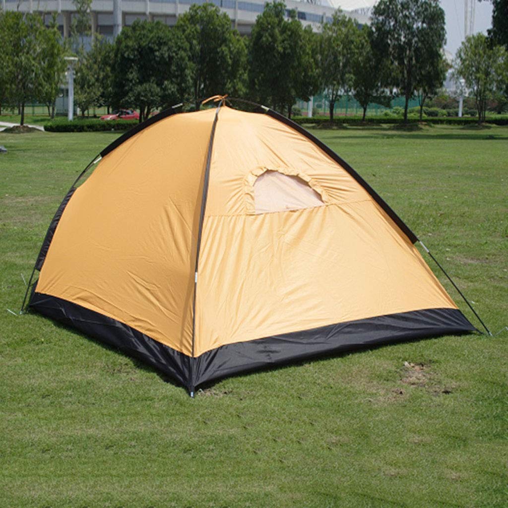 B07mw5lhql 2人の屋外の単層テント キャンプの野生のテントの防水および汗止めの造りのドームの単一のドア テント本体 く日はお得