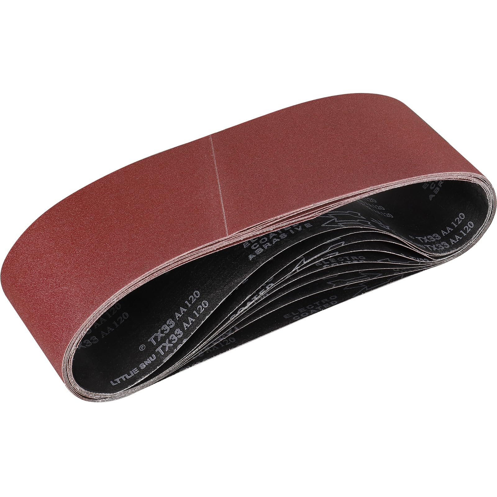 STEBRUAM Sanding Belt 150 x 1220 mm,8PCS 120 Grit