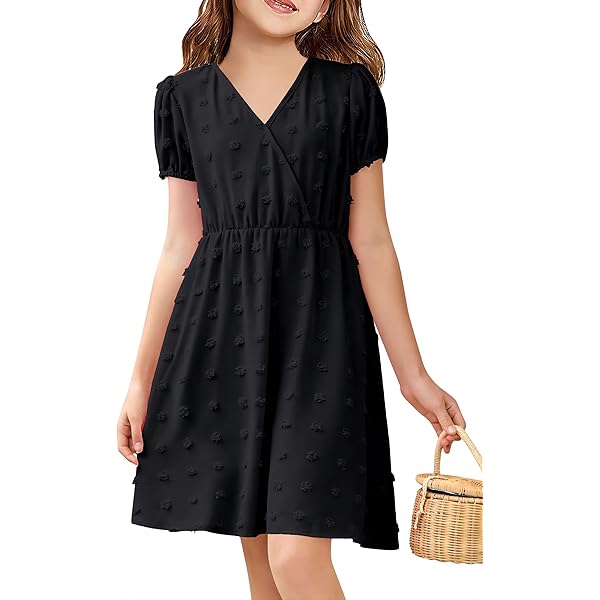 Amazon.com: art class Girls' Short Sleeve Rib Dress - Black - (X-Small  (4/5)): Clothing, Shoes & Jewelry