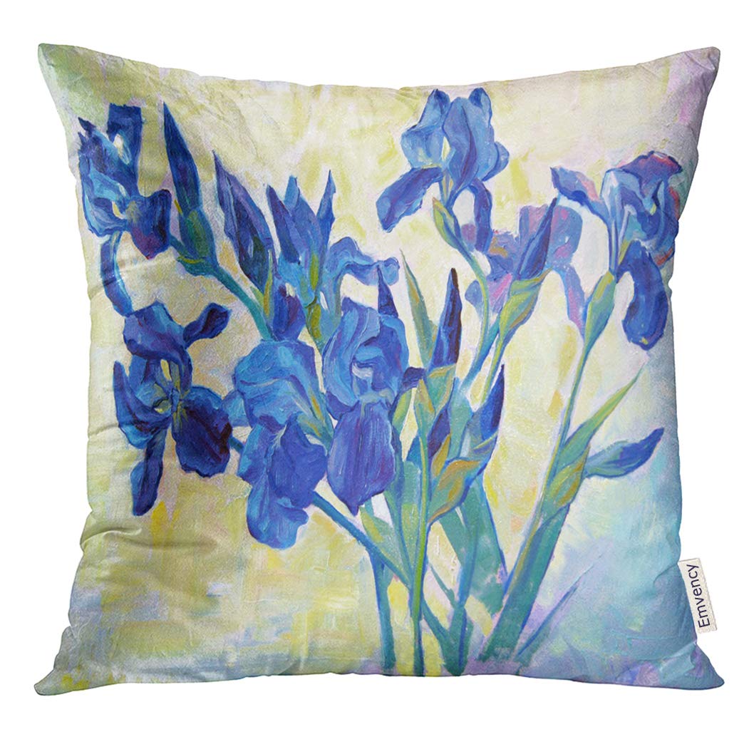 Amazon Com Golee Throw Pillow Cover Fleur De Lis Beautiful Oil