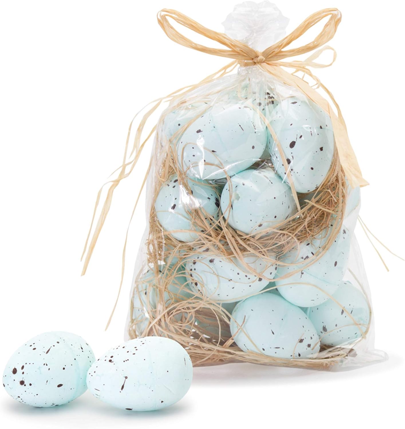 The Bridge Collection Bag of 16 Decorative Faux Robin's Eggs