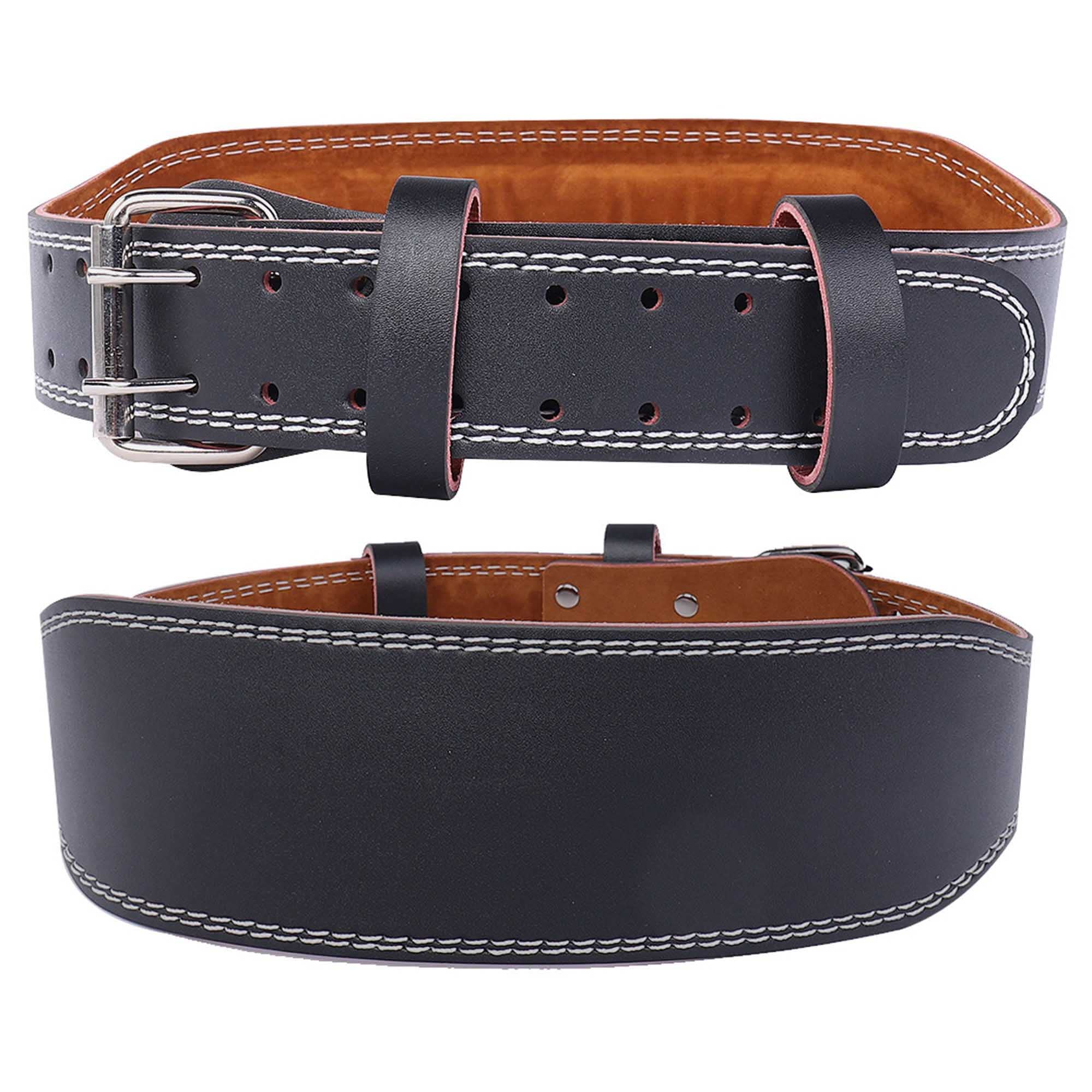 Photo 1 of Weight Lifting Belt Back Lumbar Support Strength Training Fitness Workout Home Gym (XL, Black)