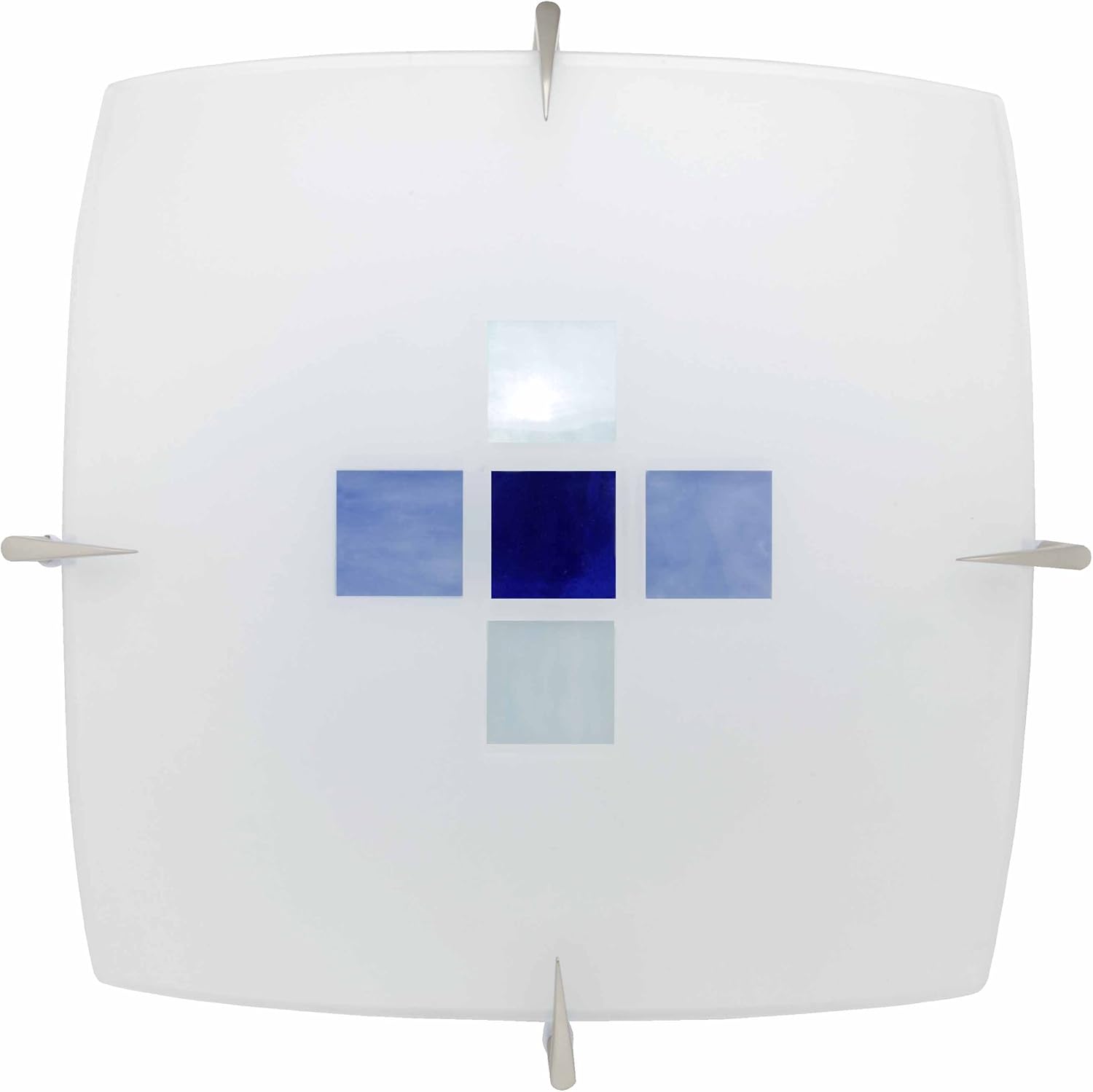 Kaya Brilliant Wall and Ceiling Light 1 x E27 Maximum 53 W Metal/Glass