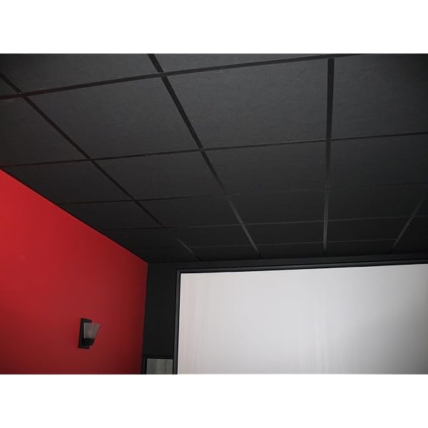 Ceilingmax 100 Sq Ft Black Surface Mount Grid Kit Electronics