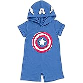 Marvel Avengers Spider-Man Captain America Hulk Miles Morales Cosplay Romper Newborn to Toddler