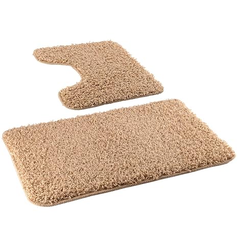 Badteppich Set Beige - Buro Ideen