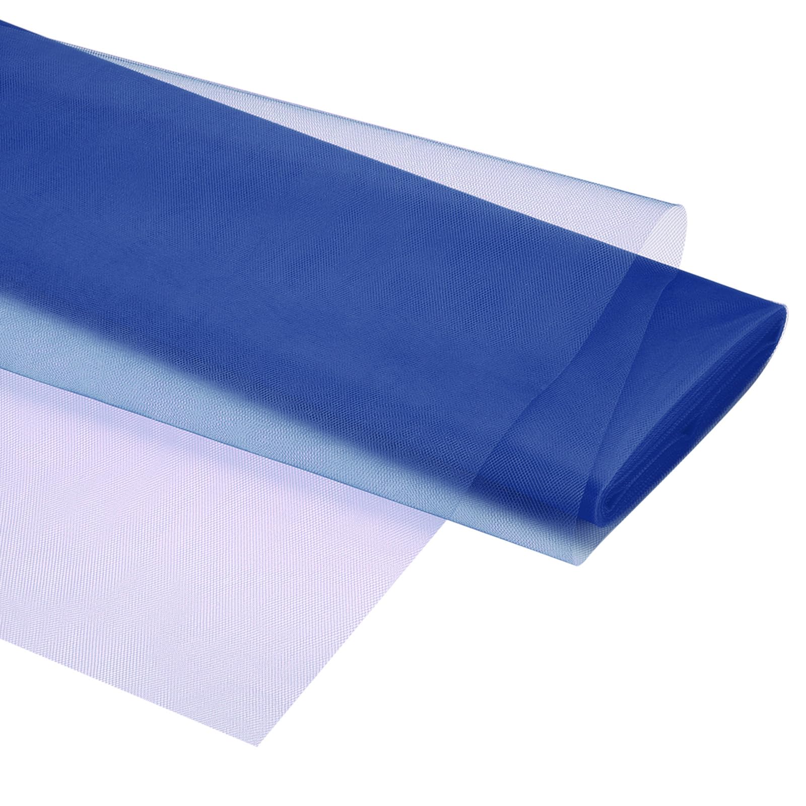 PATIKIL Tulle Fabric Rolls, 54 Inch by 20 Yards Fabric Spool Tulle Ribbon Netting Bolt for DIY Crafts Wedding Party Decorations, Tutu Skirts, Table Skirt, Gift Wrapping, Bright Blue
